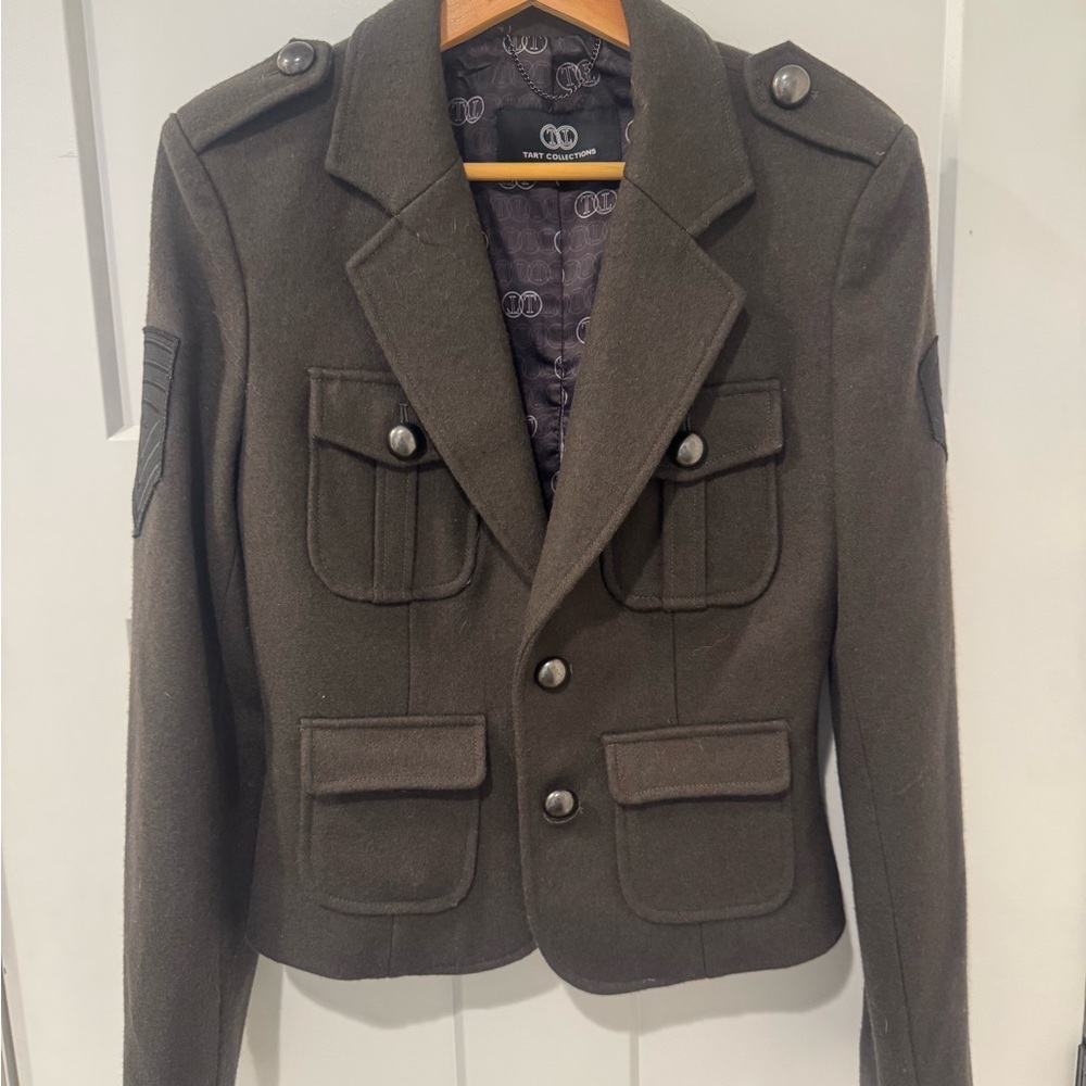 Tart Collections Olive Military Blazer